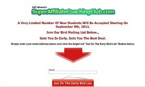 Super Affiliate Coaching Club Lifetime Access Early Bird List
