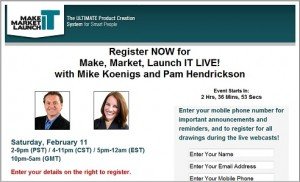 Make Market Launch It - Free Webinar Make Market Launch It - Free Webinar