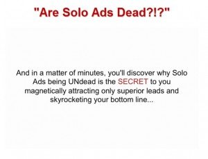 David Eisner - Are Solo Ads Dead