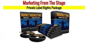 Marketing From The Stage PLR