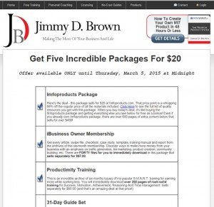Jimmy D Brown - 2015 Closeout Deal 1