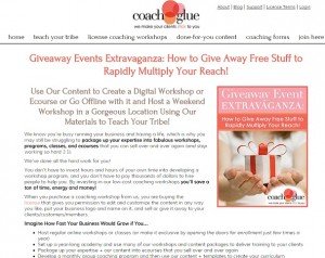 Giveaway Events Extravaganza